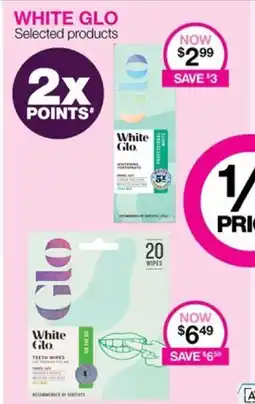 Priceline WHITE GLO Selected products offer