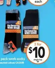 Cheap as Chips 3 pack work socks offer