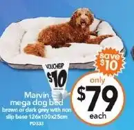 Cheap as Chips Marvin mega dog bed offer