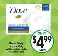 Cheap as Chips Dove Soap offer