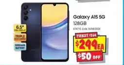 JB Hi-Fi Galaxy A15 5G 128GB offer