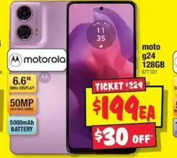 JB Hi-Fi moto g24 128GB offer