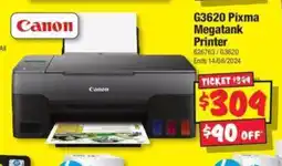 JB Hi-Fi G3620 Pixma Megatank Printer offer