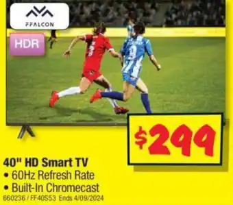 JB Hi-Fi 40" HD Smart TV offer