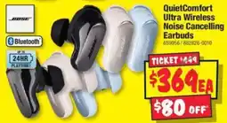 JB Hi-Fi QuietComfort Ultra Wireless Noise Cancelling Earbuds offer