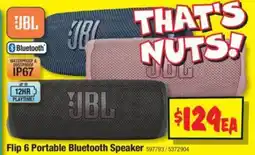 JB Hi-Fi Flip 6 Portable Bluetooth Speaker offer