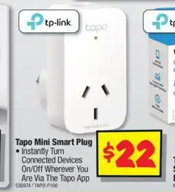 JB Hi-Fi Tapo Mini Smart Plug offer