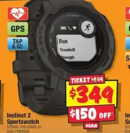JB Hi-Fi Instinct 2 Solar Sportswatch offer
