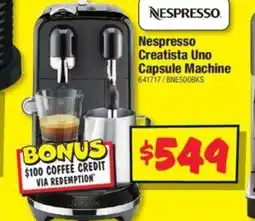 JB Hi-Fi NESPRESSO offer