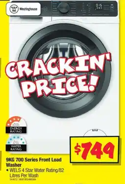 JB Hi-Fi 9KG 700 Series Front Load Washer offer
