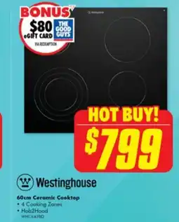 The Good Guys 60cm Ceramic Cooktop offer