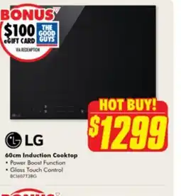 The Good Guys 60cm Induction Cooktop offer