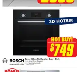 The Good Guys Series 2 60cm Multifunction Oven - Black offer