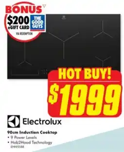 The Good Guys 90cm Induction Cooktop offer