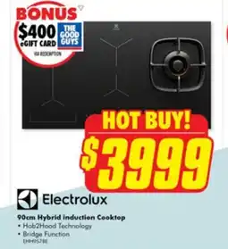 The Good Guys 90cm Hybrid induction Cooktop offer