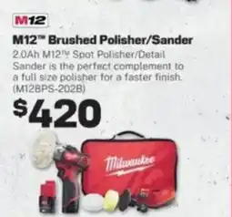 Repco M12™ Brushed Polisher/Sander 2.0Ah M12™ offer