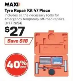 Repco Tyre Repair Kit 47 Piece offer