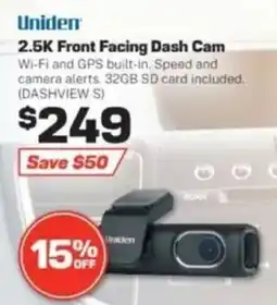 Repco 2.5K Front Facing Dash Cam offer
