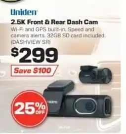 Repco 2.5K Front & Rear Dash Cam offer