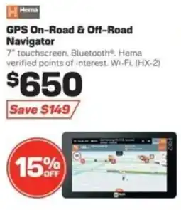Repco GPS On-Road & Off-Road Navigator offer