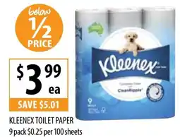 Supabarn KLEENEX TOILET PAPER offer