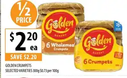 Supabarn GOLDEN CRUMPETS offer