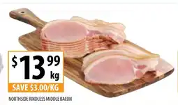 Supabarn NORTHSIDE RINDLESS MIDDLE BACON offer