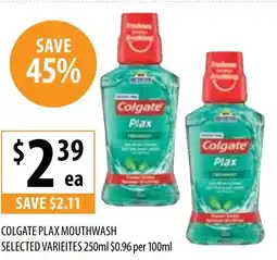 Supabarn COLGATE PLAX MOUTHWASH offer