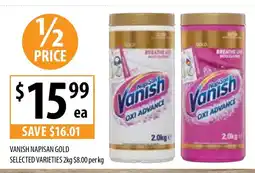 VANISH NAPISAN GOLD