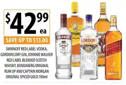 Supabarn SMIRNOFF RED LABEL VODKA, offer