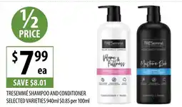 Supabarn TRESEMMÉ SHAMPOO AND CONDITIONER offer