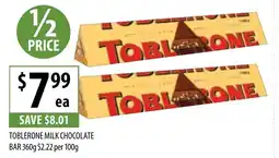 Supabarn TOBLERONE MILK CHOCOLATE offer