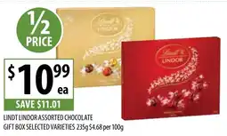 Supabarn LINDT LINDOR ASSORTED CHOCOLATE offer