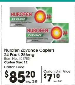 Nurofen Zavance Caplets