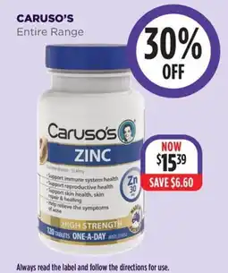 Caruso's ZINC
