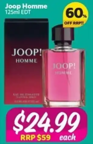 Your Discount Chemist Joop Homme EDT 125ml offer
