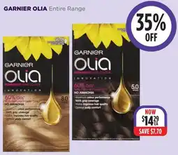 GARNIER OLIA Entire Range