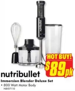 The Good Guys Immersion Blender Deluxe Set offer