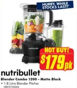 Blender Combo 1200 - Matte Black