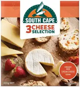 IGA South Cape 3 Cheese Selection 320g offer