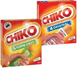 IGA Chiko Original Rolls 4 Pack or Corn Jacks 5 Pack offer