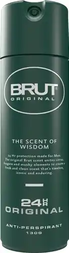 IGA Brut Anti‑perspirant or Body Spray 130g Selected Varieties offer