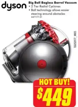 The Good Guys Big Ball Bagless Barrel Vacuum offer