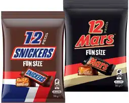 IGA Mars, M&M's or Skittles Fun Size Pack 132‑192g Selected Varieties offer