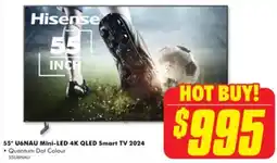 The Good Guys 55" U6NAU Mini-LED 4K QLED Smart TV 2024 offer
