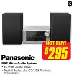 The Good Guys 80W Micro Audio System offer