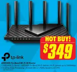 The Good Guys AXE5400 Tri-Band Wi-Fi 6E Router offer