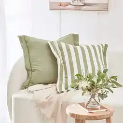 Pillow Talk Frankie Feather Square Cushion by Habitat offer