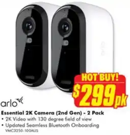 The Good Guys Essential 2K Camera (2nd Gen) - 2 Pack offer