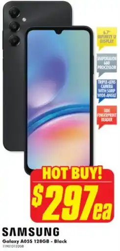 The Good Guys Galaxy A05S 128GB - Black offer